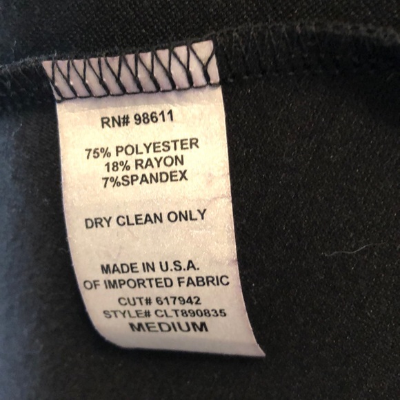 New with tags. Size Medium black and blue dress. - Picture 5 of 6